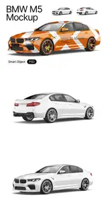 BMW M5 Mockup NJRRQLP