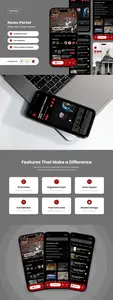Briefo - News Portal App Design Template G8RZLE7