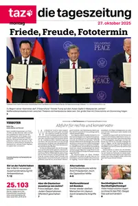 taz die tageszeitung - 27 Oktober 2025