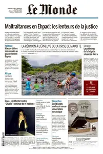 Le Monde du Dimanche 5 et Lundi 6 Janvier 2025