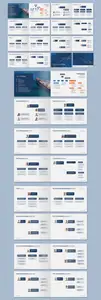 Organizational Chart Template for Company Org Chart, Corporate Hierarchy & Executive Team Structu...