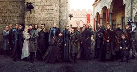 Game of Thrones season 8 cast members by Marc Hom for Entertainment Weekly March 15/22, 2019