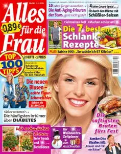 Alles für die Frau – 04. Dezember 2015