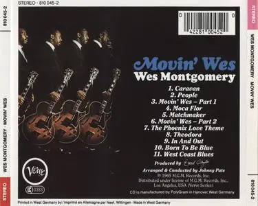 Wes Montgomery - Movin' Wes (1965) {Verve 810 045-2}