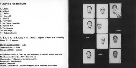 Fred Lonberg-Holm - A Valentine For Fred Katz (2002) {Atavistic ALP139CD}