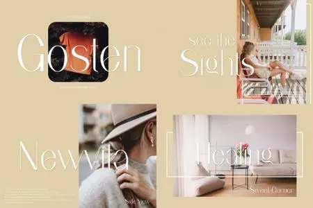 Gosten Modern Sans Serif Font