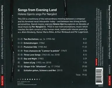 Helene Gjerris - Per Nørgård: Songs from Evening Land (2012)