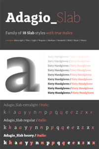 Adagio Slab Font Family