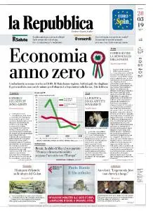 la Repubblica - 28 Marzo 2019