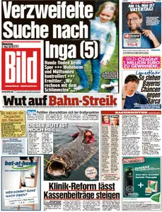 Bild Zeitung vom 05 Mai 2015