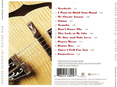 George Benson - Guitar Man (2011) {Concord Jazz}
