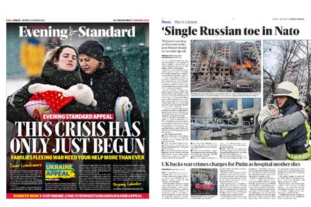 London Evening Standard – March 14, 2022