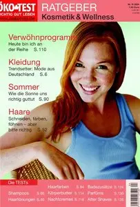 Ökotest Ratgeber Kosmetik und Wellness N0904