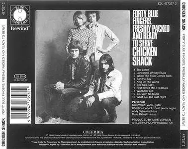 Chicken Shack - Forty Blue Fingers, Freshly Packed And Ready To Serve (1968) {1994 Blue Horizon/Columbia}
