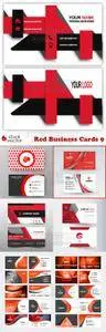 Vectors - Red Business Cards 9