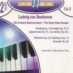 Ludwig van Beethoven - Piano Sonatas No. 8, 14, 21, 23, 26 (Daniela Ruso), 15 (Mikulas Skuta) (1996)
