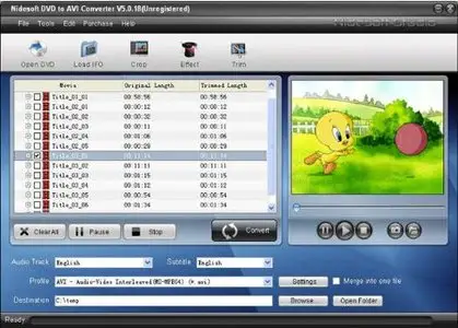 Nidesoft DVD to AVI Converter Platinum v5.6.28