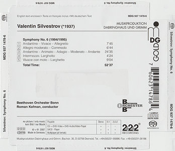 Valentin Silvestrov - Beethoven Orchester Bonn / Roman Kofman - Symphony No. 6 (2007) {Hybrid-SACD // ISO & HiRes FLAC} 