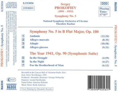 Theodore Kuchar, National Symphony Orchestra of Ukraine - Sergei Prokofiev: Symphony No. 5; The Year 1941 (1995)