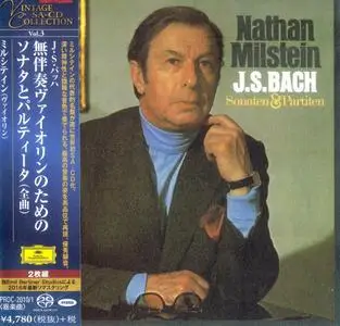 Nathan Milstein - JS Bach: Sonatas and Partitas for Solo Violin BWV 1001-1006 (1975) [Japan 2017] SACD ISO + DSD64 + FLAC