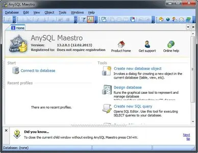 AnySQL Maestro Professional Edition 13.2.0.1