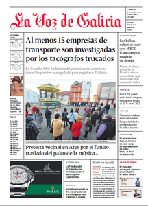 LA VOZ DE GALICIA - 29 November 2011