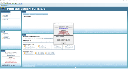 Proteus Pro 8.9 SP2 Build 28501