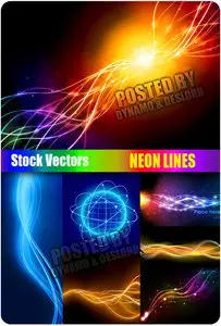 Neon lines - Stock Vectors