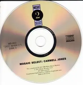 Carmell Jones - Mosaic Select 2 (2003) {3CD Set Mosaic MS-002 rec 1961-1963}