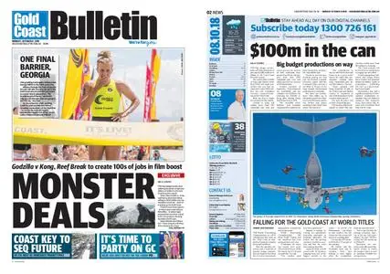 The Gold Coast Bulletin – October 08, 2018