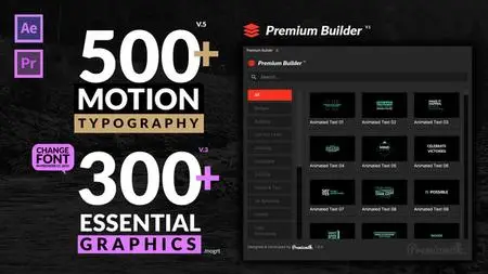 Motion Typography V5 - Project for After Effects (VideoHive) 1858064