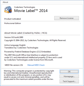 Movie Label 2014 Professional 9.0 Build 1900 Multilingual