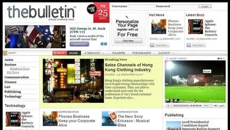 BulletinPlazza | Joomla Template