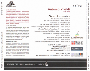 Modo Antiquo, Federico Maria Sardelli - Vivaldi: New Discoveries (2009)