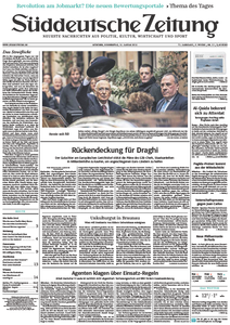 Süddeutsche Zeitung vom Donnerstag, 15. Januar 2015