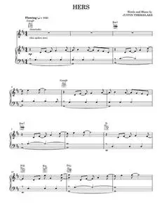 Hers - Chris Stapleton, Justin Timberlake, Justin Timberlake feat. Chris Stapleton (Piano-Vocal-Guitar)