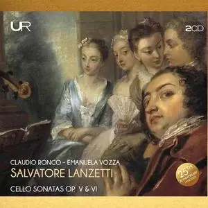 Claudio Ronco, Emanuela Vozza - Lanzetti: Cello Sonatas Op. V & VI (2023)