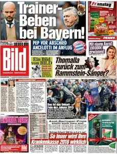 Bild Zeitung vom 18 Dezember 2015