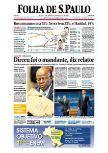  Jornal Folha de São Paulo - 04 de outubro de 2012 - Quinta