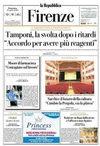 la Repubblica Firenze - 12 Aprile 2020