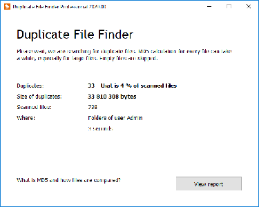 Duplicate File Finder Professional 2020.00