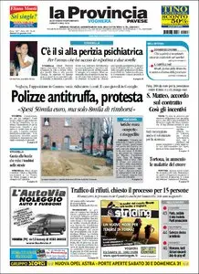 LA PROVINCIA PAVESE 26 GENNAIO 2010