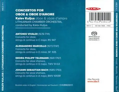 Kalev Kuljus, Lithuanian Chamber Orchestra - Vivaldi, Marcello, Telemann, J.S. Bach: Concertos for oboe & oboe d'amore (2018)