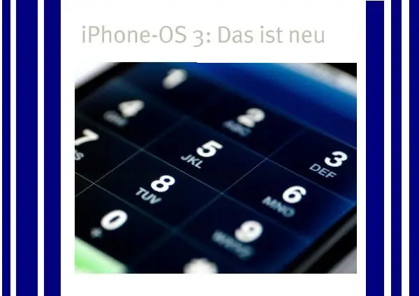 iPhone-OS 3 - Das ist neu