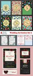 Vectors - Wedding Invitation Set 6