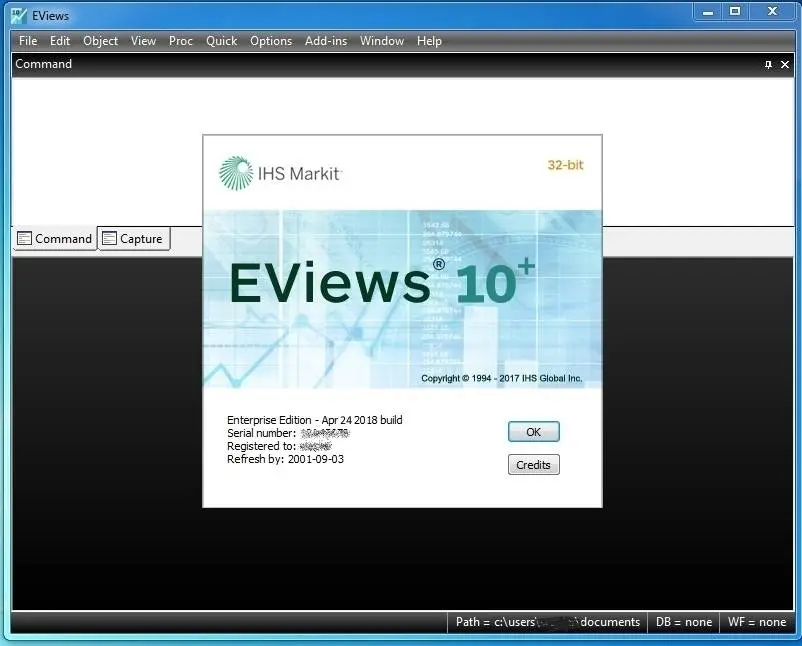 Eviews 10 license