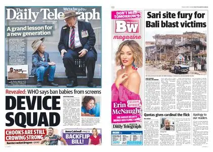 The Daily Telegraph (Sydney) – April 26, 2019