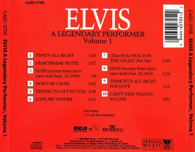 Elvis Presley - A Legendary Performer, Volume 1 (1973) [Re-Up]