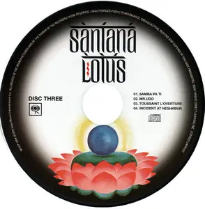 Santana - Lotus (1974) {3CD Set Columbia Japan Mini LP, MHCP-1002~4 rel 2006}