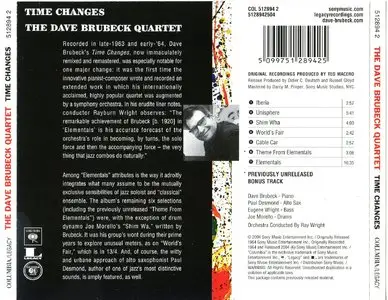 The Dave Brubeck Quartet - Time Changes (1964) [Remastered 2004]